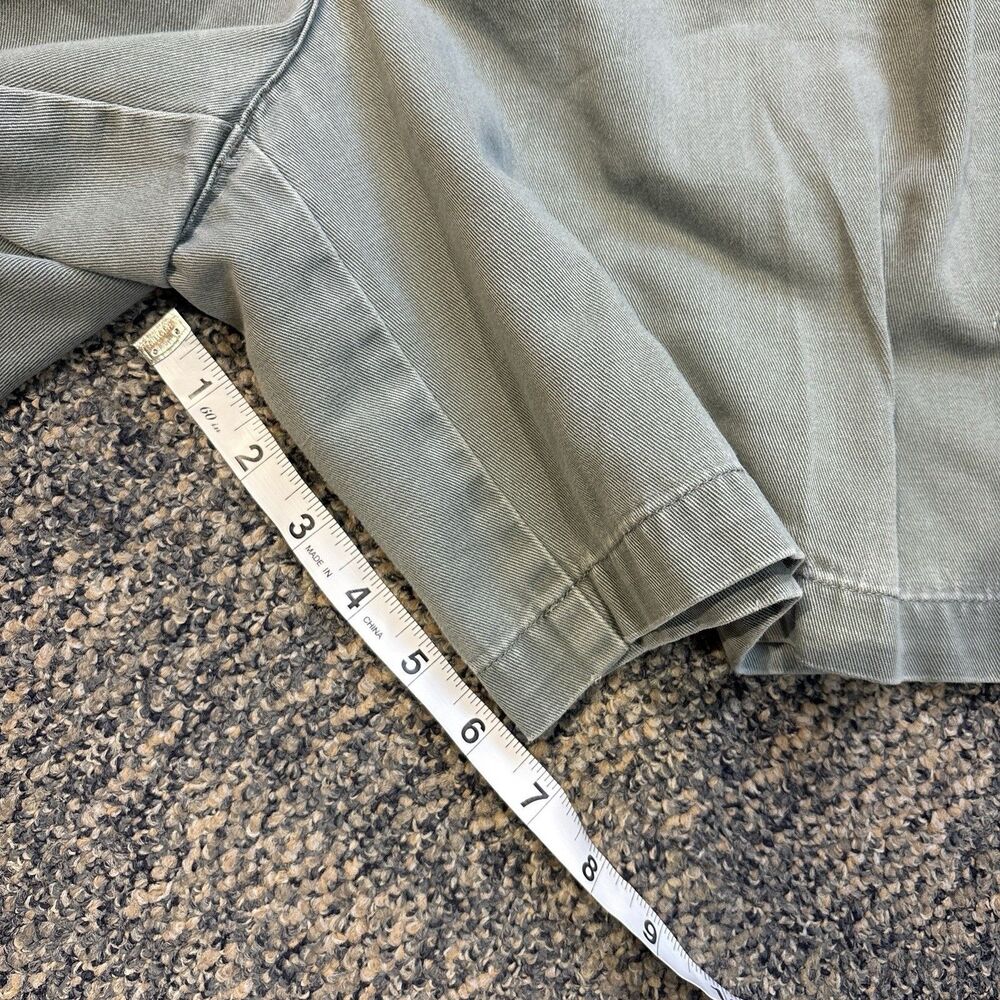 Patagonia Organic Cotton Shorts Womens 12 Olive Green Hiking Casual Outdoor - Picture 4 of 5